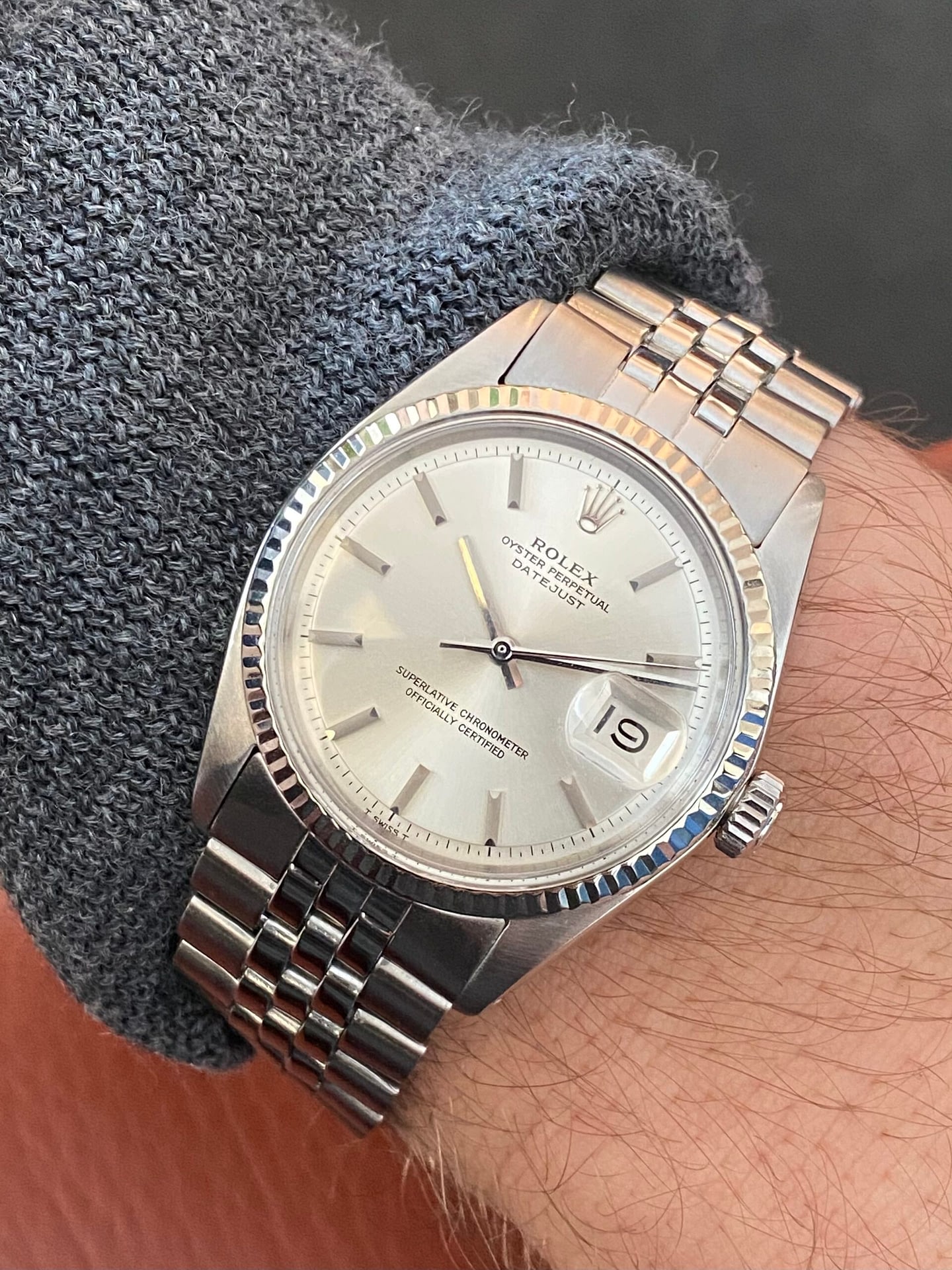 rolex datejust 1601 36mm watch